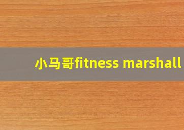 小马哥fitness marshall